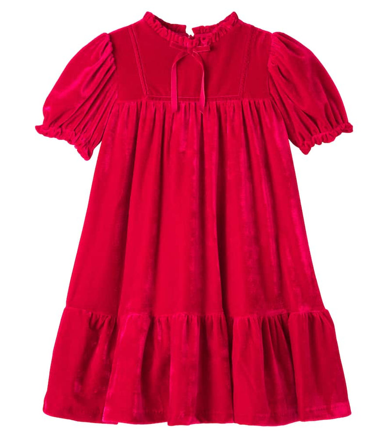 Patachou Bow-detail gathered dress