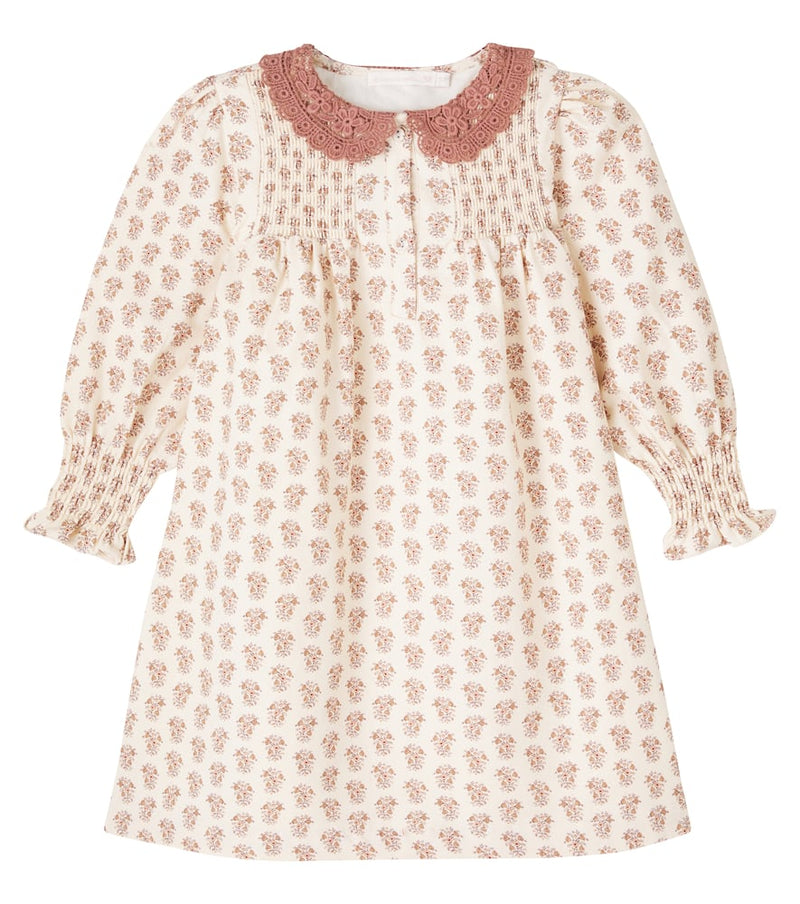 C'era Una Volta Loredana floral cotton dress