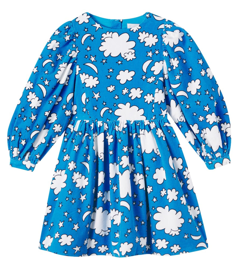 Stella McCartney Kids Printed cotton corduroy dress