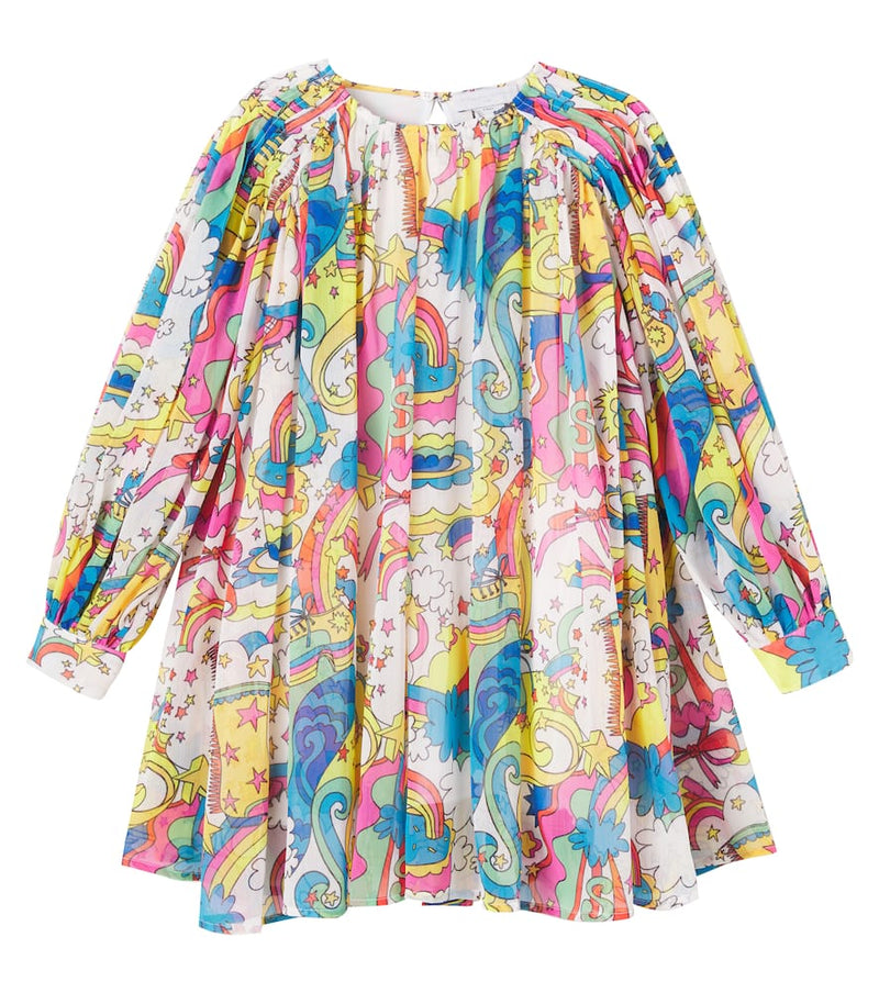 Stella McCartney Kids Printed georgette dress