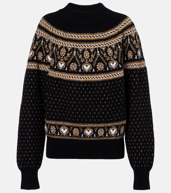 Khaite Guy Fair Isle cashmere sweater
