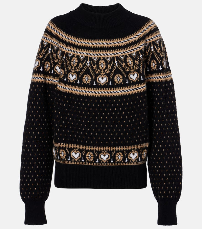 Khaite Guy Fair Isle cashmere sweater