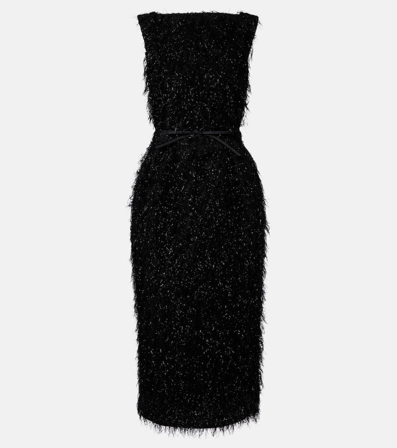 Erdem Lurex fil coupe midi dress