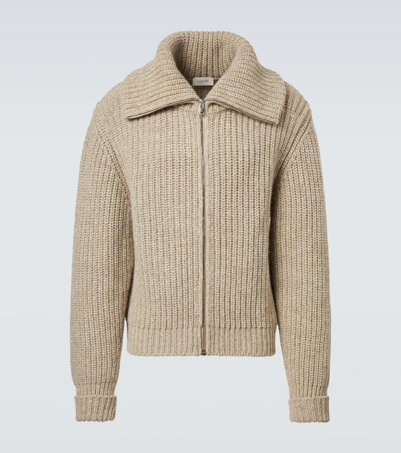 Lemaire Alpaca and yak zip-up cardigan