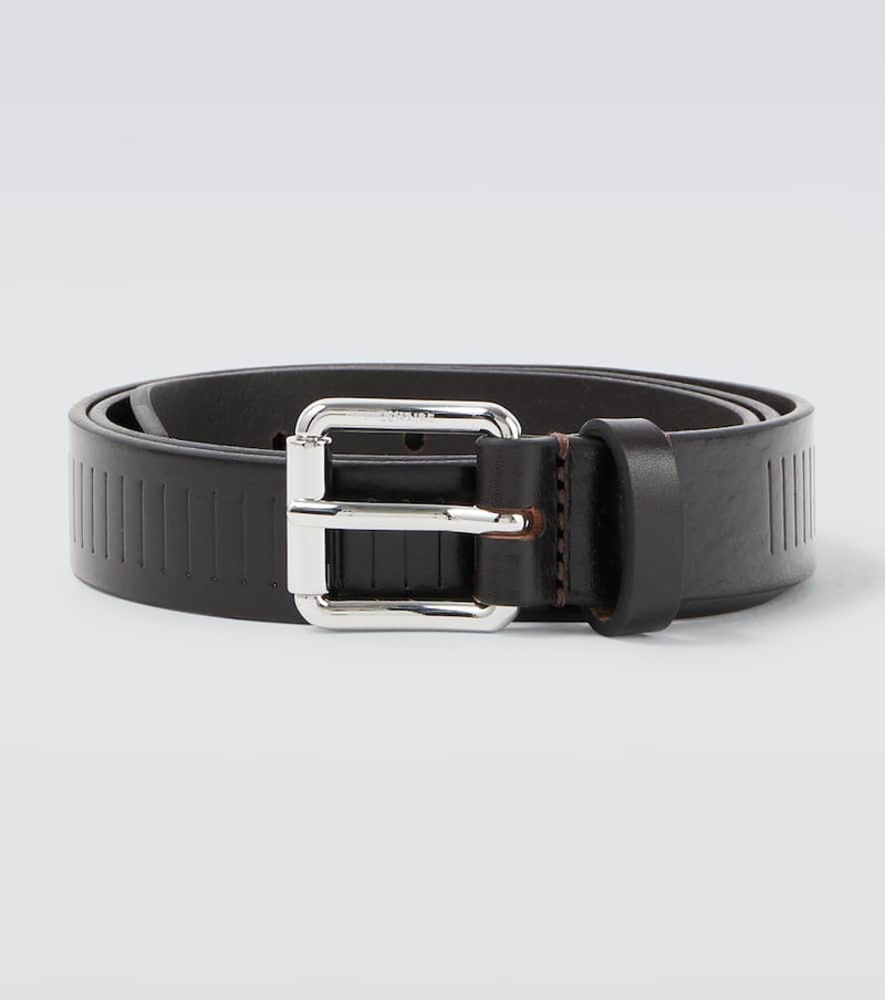 Lemaire Rail leather belt