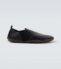 Lemaire Vibram leather slip-on shoes