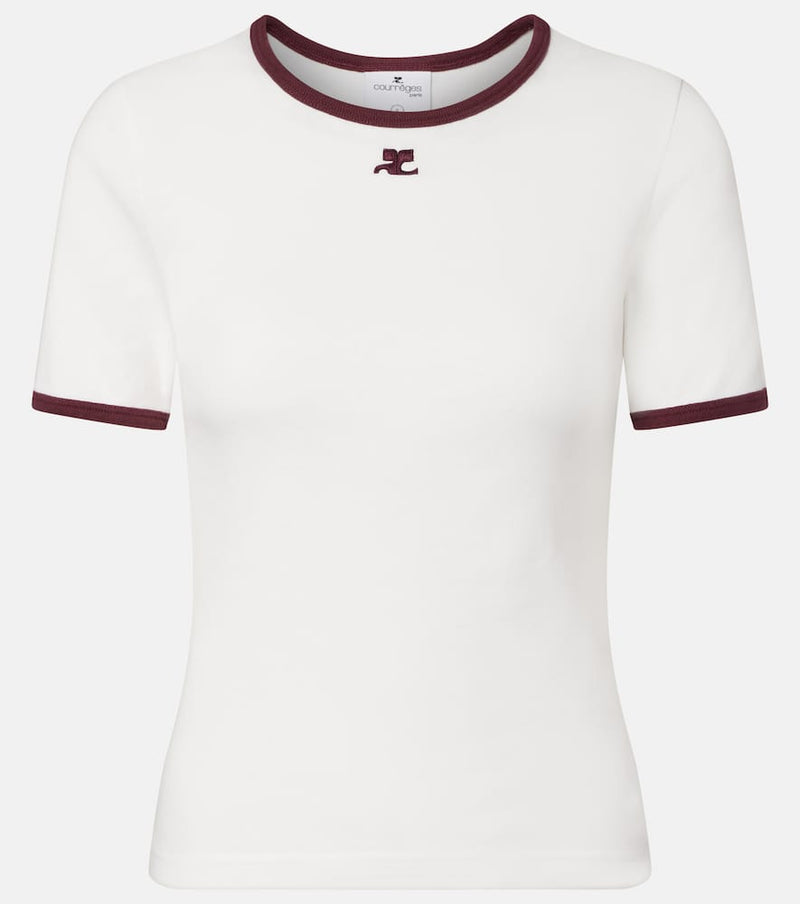 Courreges Signature logo cotton T-shirt