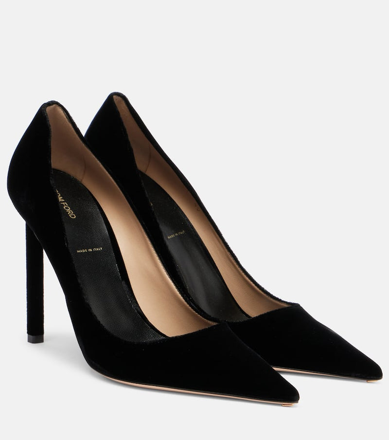 Tom Ford Betty 105 velvet pumps