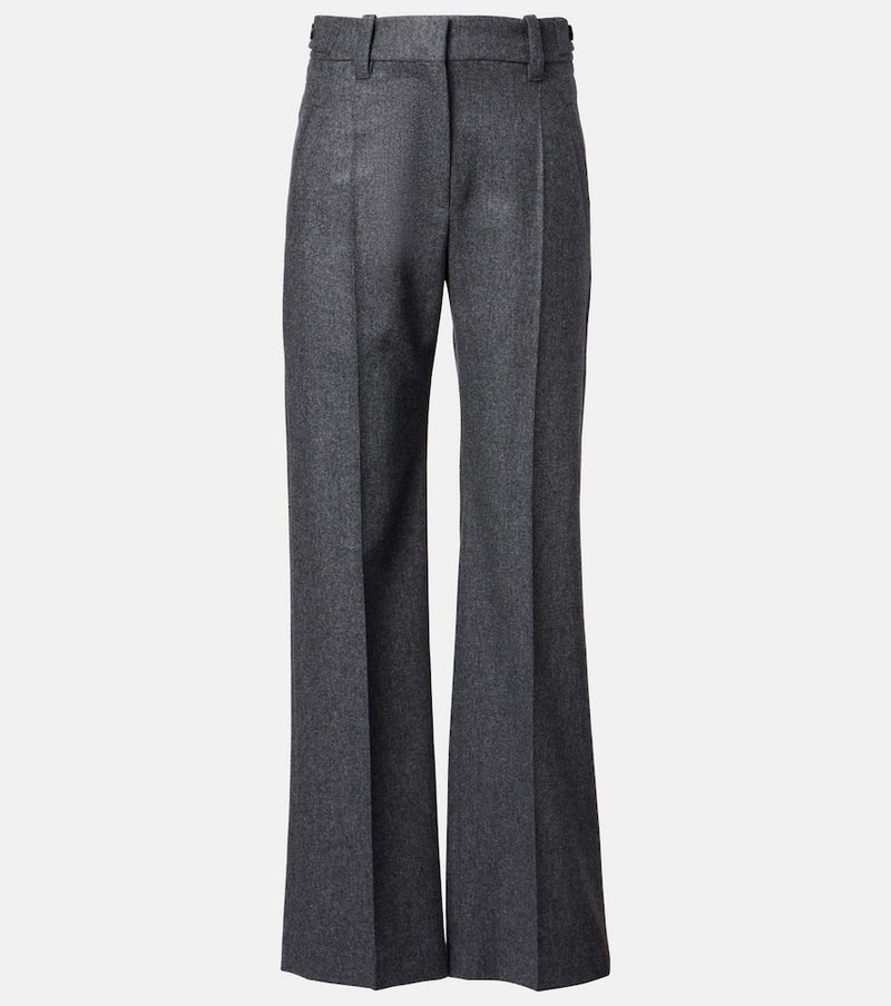 Brunello Cucinelli Pleated virgin wool straight pants