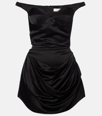 Magda Butrym Ruched off-shoulder bustier dress