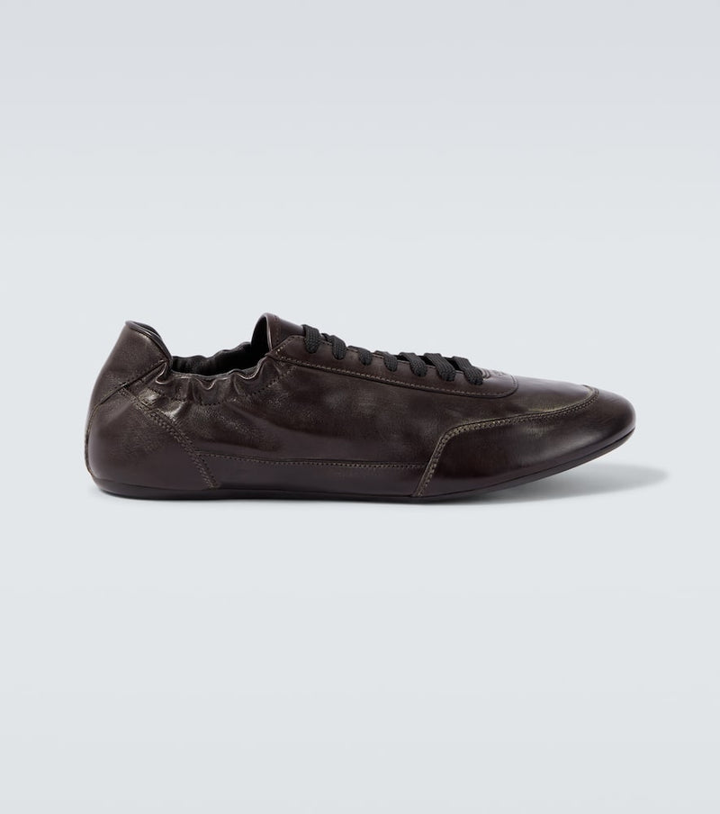 Prada Collapse leather sneakers