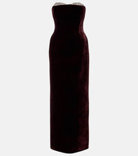 The New Arrivals Ilkyaz Ozel Noelie embellished velvet gown