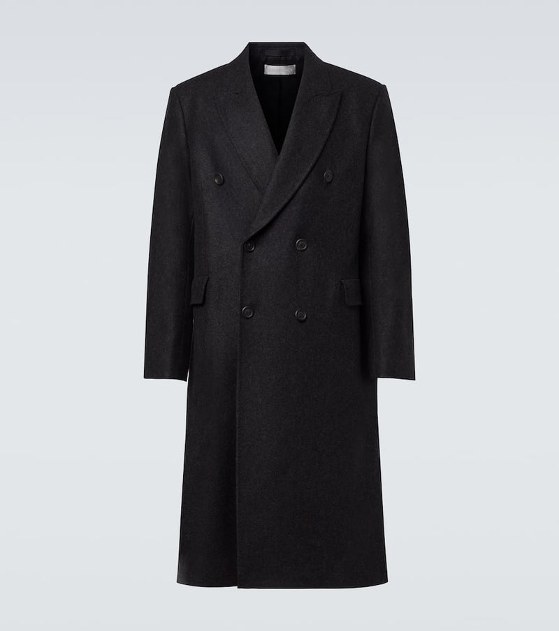 Our Legacy Whale double-breasted wool-blend coat