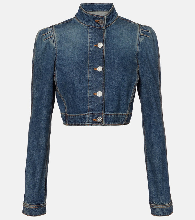 Alaia Cropped denim jacket