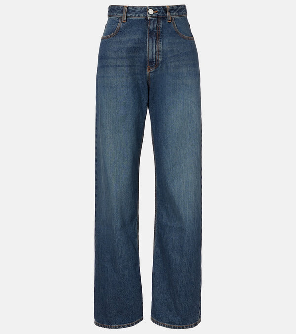 Alaia Low-rise straight jeans