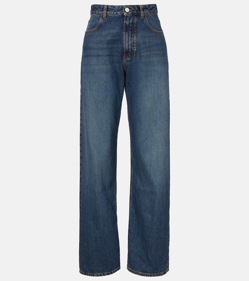 Alaia Low-rise straight jeans