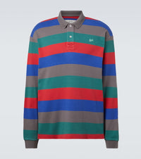 ERL Striped cotton polo shirt