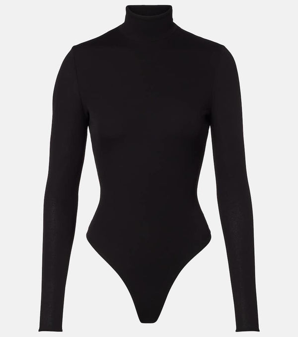 Alaia Open-back jersey bodysuit