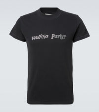ERL Embellished cotton jersey T-shirt