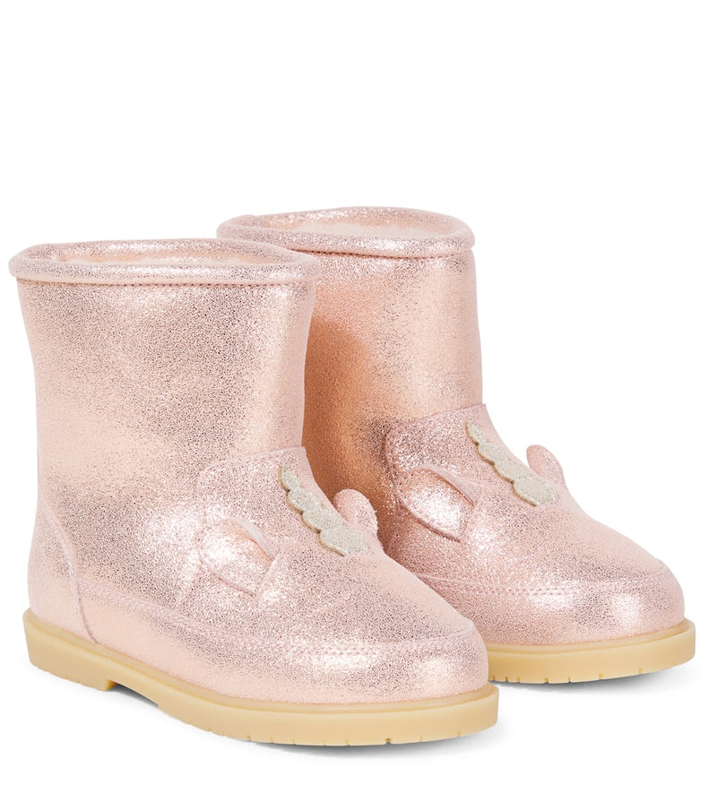 Donsje Xelly metallic leather boots