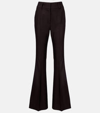 Gabriela Hearst Rhein high-rise wool flared pants