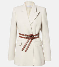 Gabriela Hearst Belted wool blazer