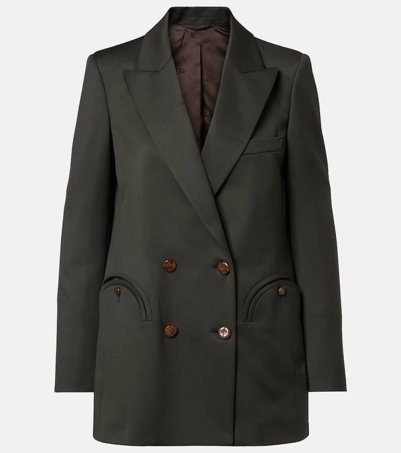 Blaze Milano Everyday double-breasted wool and mohair blazer
