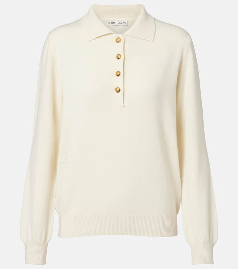 Blaze Milano Highland wool and cashmere polo sweater
