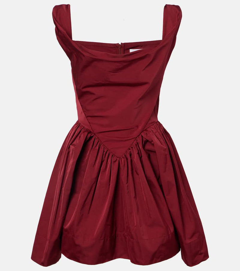 Vivienne Westwood Mini Sunday draped corset dress