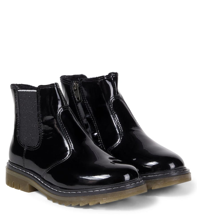 Pom d'Api Sid Jodzip patent leather Chelsea boots