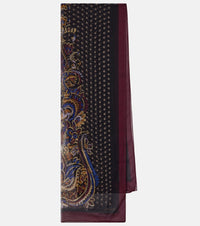 Etro Tosca paisley silk scarf