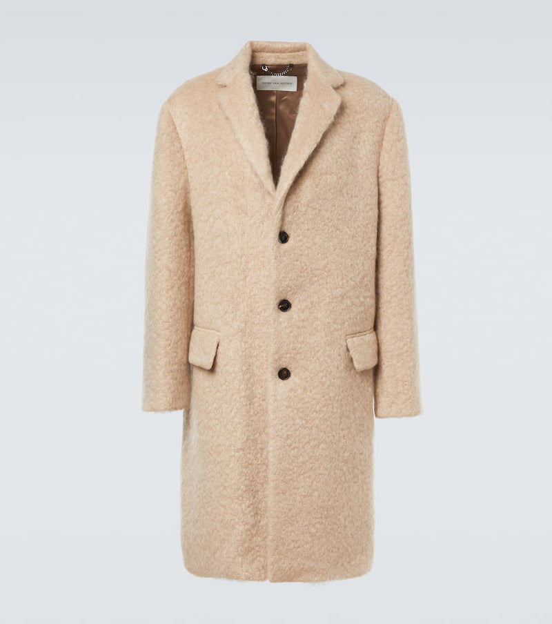 Dries Van Noten Mohair and wool coat