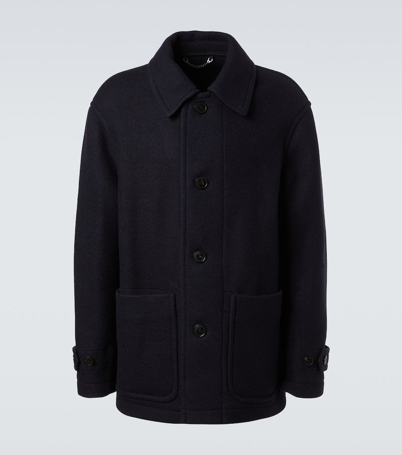 Dries Van Noten Wool and cotton coat