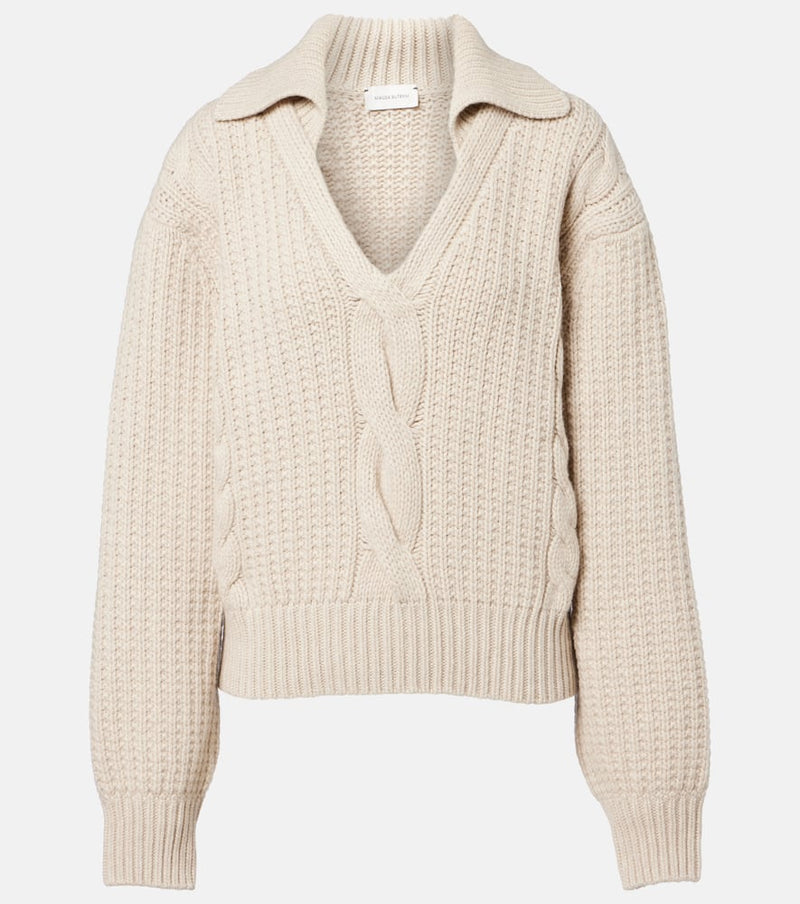 Magda Butrym Cable-knit cashmere sweater
