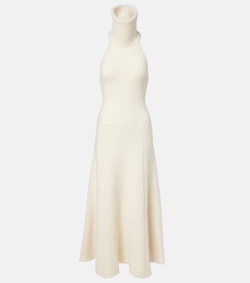 Magda Butrym Wool, silk, and cashmere maxi dress