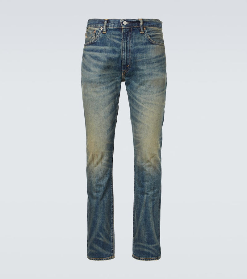 RRL Faded slim jeans