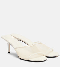 Jacquemus Leather-trimmed canvas sandals