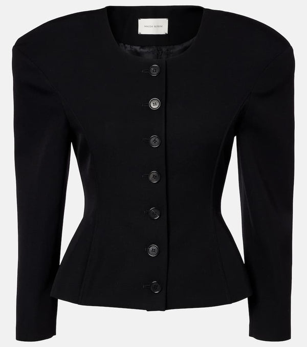 Magda Butrym Peplum wool cardigan