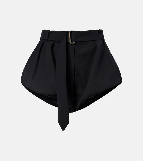 Magda Butrym Belted wool shorts
