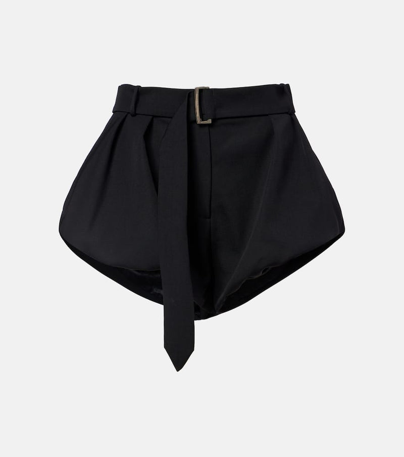Magda Butrym Belted wool shorts