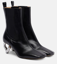 JW Anderson Chain leather ankle boots