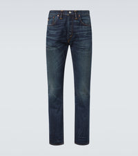 RRL Mid-rise slim jeans