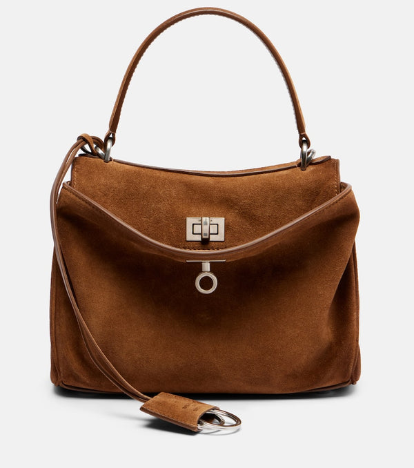 Balenciaga Rodeo Mini suede tote bag