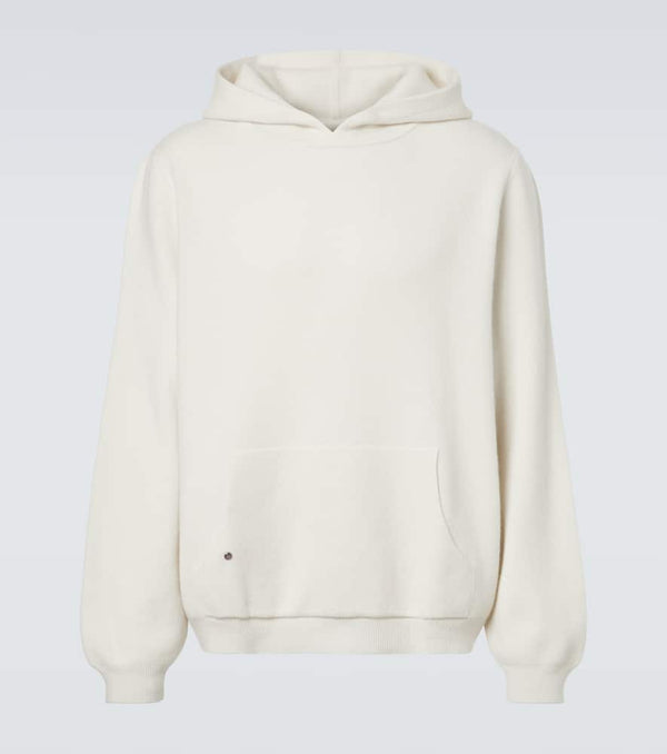 God's True Cashmere Cashmere hoodie with amethyst