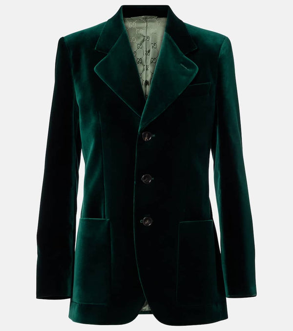 Gucci Cotton velvet blazer
