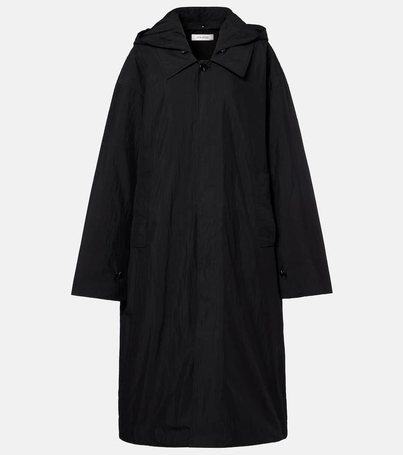 Aya Muse Hooded cotton-blend coat