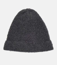 The Row Leomir cashmere, alpaca, and silk beanie