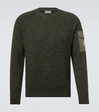 Moncler Mouline wool and cashmere sweater