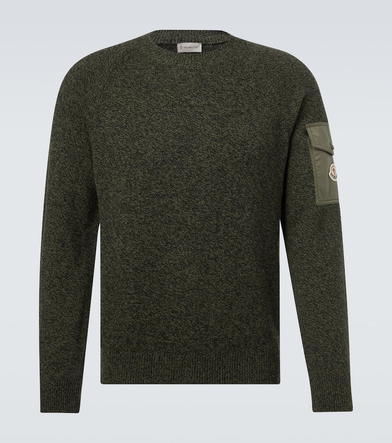 Moncler Mouline wool and cashmere sweater
