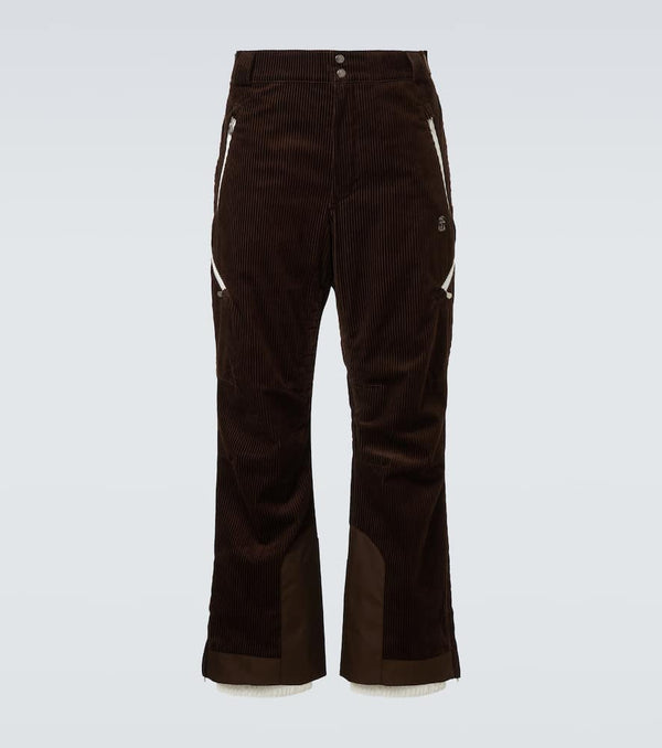 Brunello Cucinelli Cotton corduroy ski pants